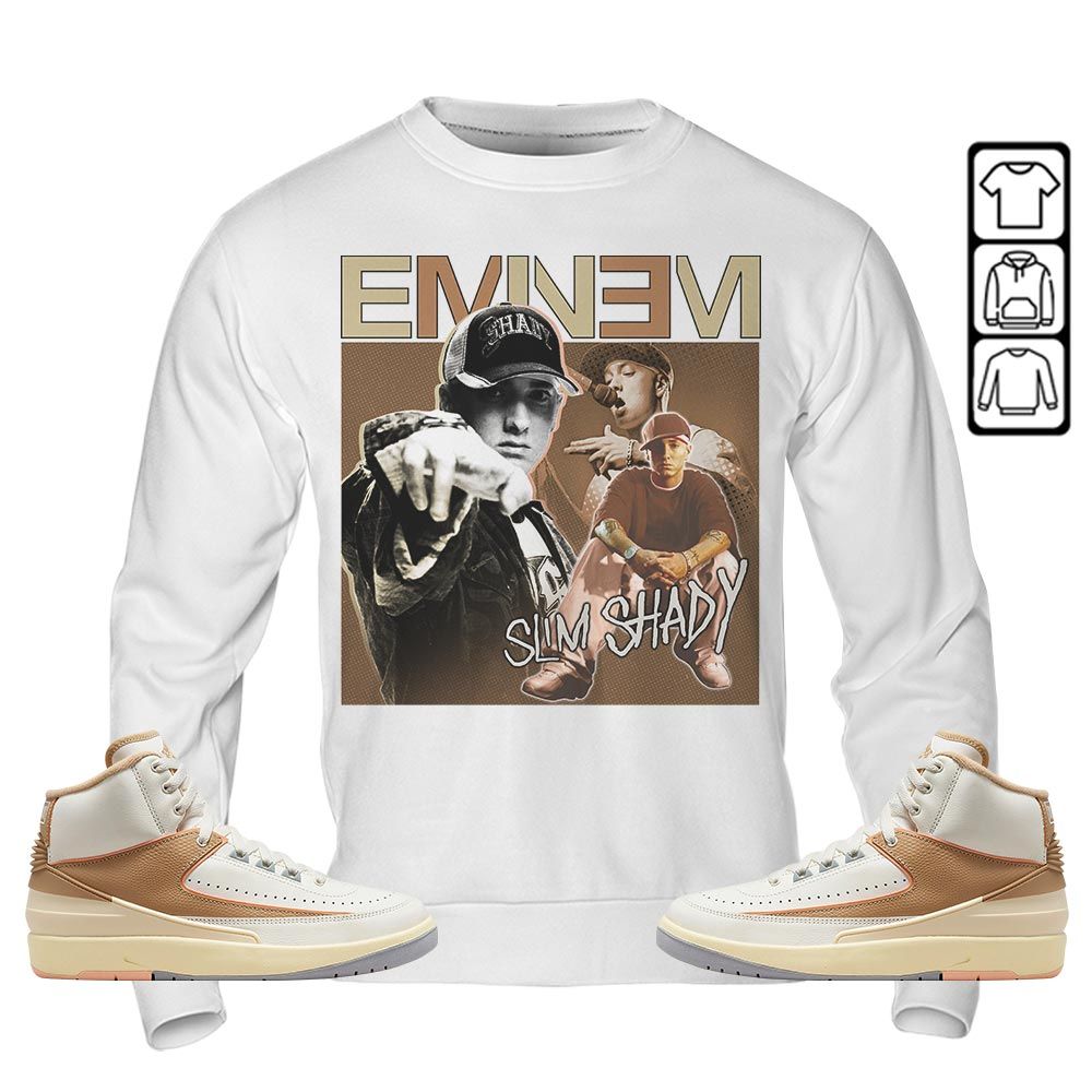Eminem2 Sneaker Shirt Match Retro Craft 2s, Jordan 2 Craft MKO T-Shirt Eminem2 Sneaker Shirt Match Retro Craft 2s, Jordan 2 Craft MKO T-Shirt