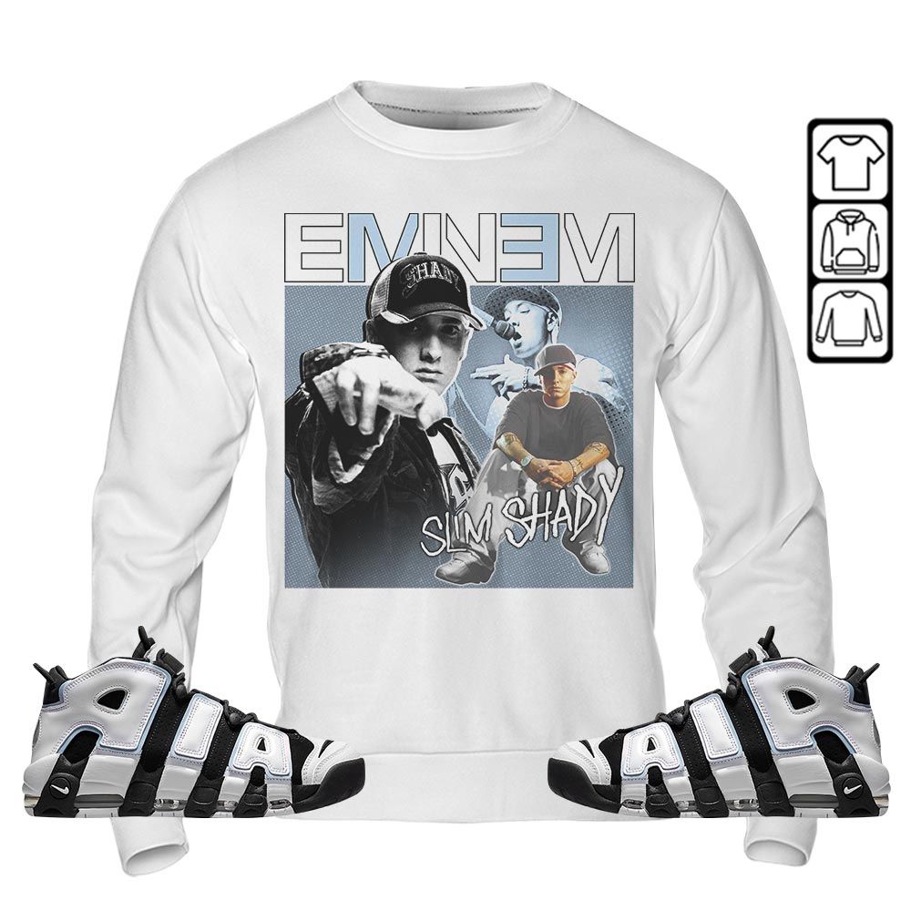Eminem2 Sneaker Shirt Match Uptempo Cobalt Bliss, Air More Uptempo Cobalt Bliss MKO Sweatshirt Eminem2 Sneaker Shirt Match Uptempo Cobalt Bliss, Air More Uptempo Cobalt Bliss MKO Sweatshirt