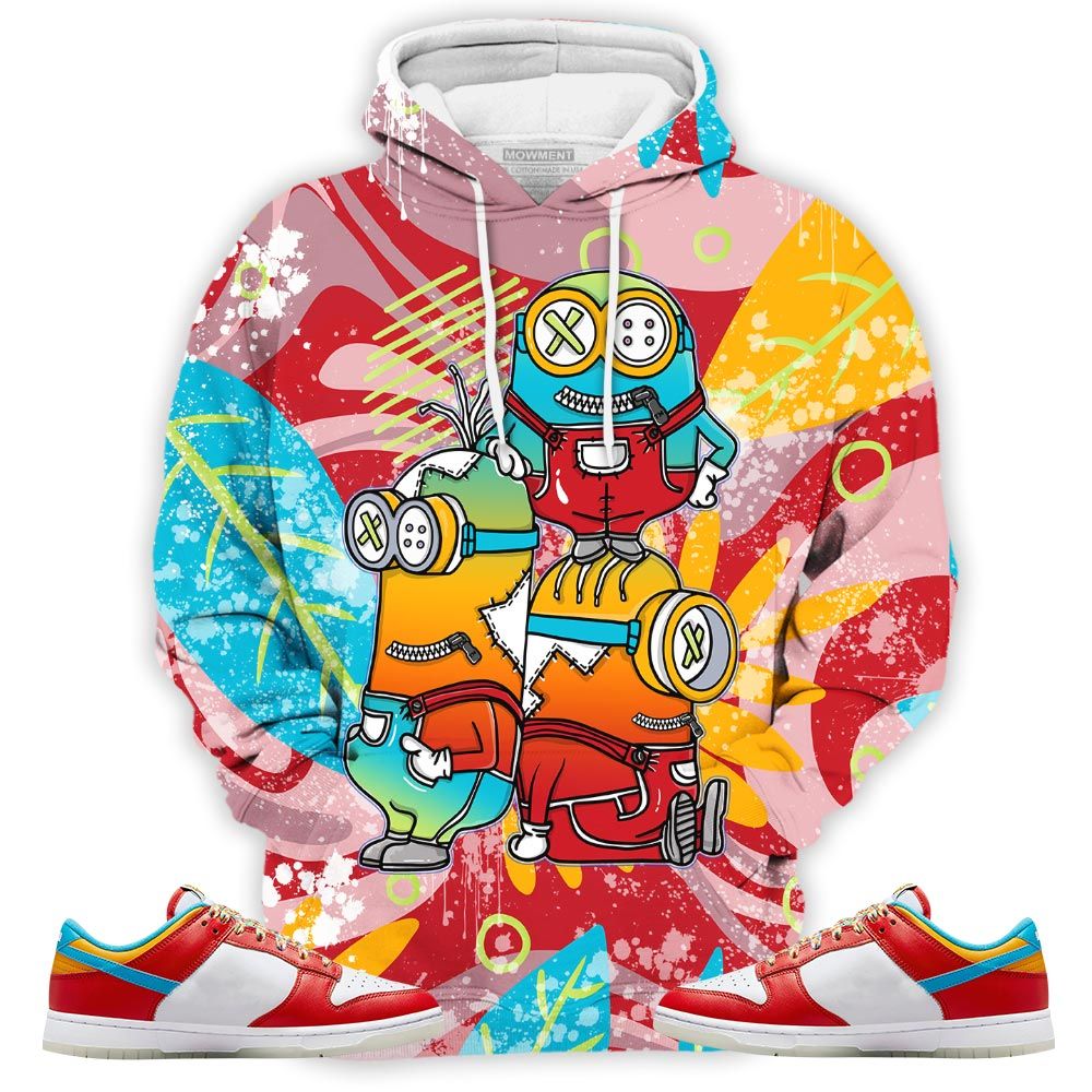 Evil Banana We Love Bananas Sneaker Shirt Match Fruity Pebbles Shoes, Dunk Low Fruity Pebbles Hoodie Sweatshirt Tee All Over Print MKO Shirt Evil Banana We Love Bananas Sneaker Shirt Match Fruity Pebbles Shoes, Dunk Low Fruity Pebbles Hoodie Sweatshirt Tee All Over Print MKO Shirt