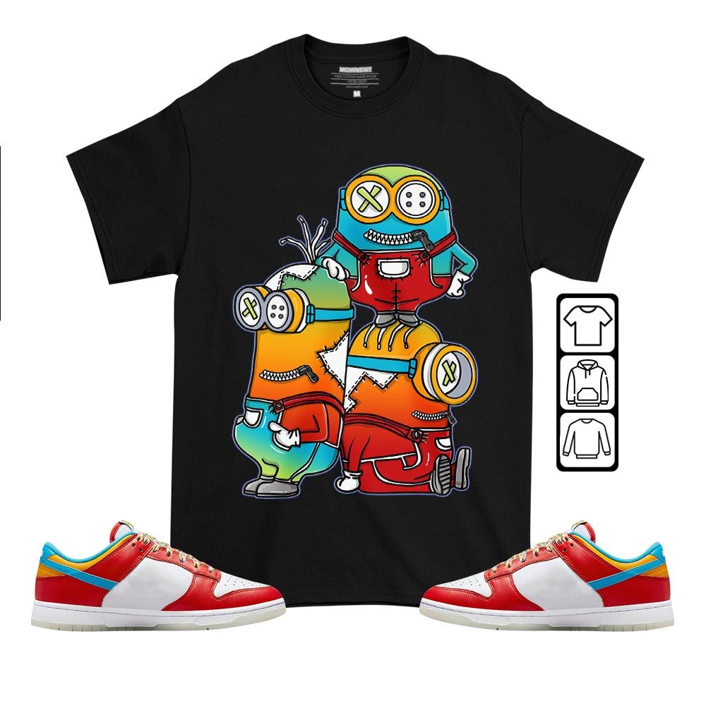 Evil Banana We Love Bananas Sneaker Shirt Match Fruity Pebbles Shoes, Dunk Low Fruity Pebbles MKO T-Shirt Evil Banana We Love Bananas Sneaker Shirt Match Fruity Pebbles Shoes, Dunk Low Fruity Pebbles MKO T-Shirt
