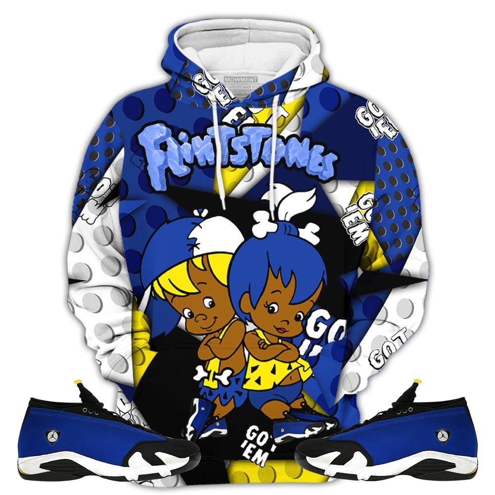 Flintstones Cute Got Em Sneaker Shirt Match 2023 Blue Laney 14S, Jordan 14 Laney Hoodie Sweatshirt Tee All Over Print MKO Shirt Flintstones Cute Got Em Sneaker Shirt Match 2023 Blue Laney 14S, Jordan 14 Laney Hoodie Sweatshirt Tee All Over Print MKO Shirt