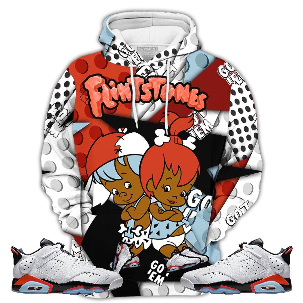 Flintstones Cute Got Em Sneaker Shirt Match Golf White Infrared 6S, Jordan 6 Low Infrared Hoodie Sweatshirt Tee All Over Print MKO Shirt Flintstones Cute Got Em Sneaker Shirt Match Golf White Infrared 6S, Jordan 6 Low Infrared Hoodie Sweatshirt Tee All Over Print MKO Shirt
