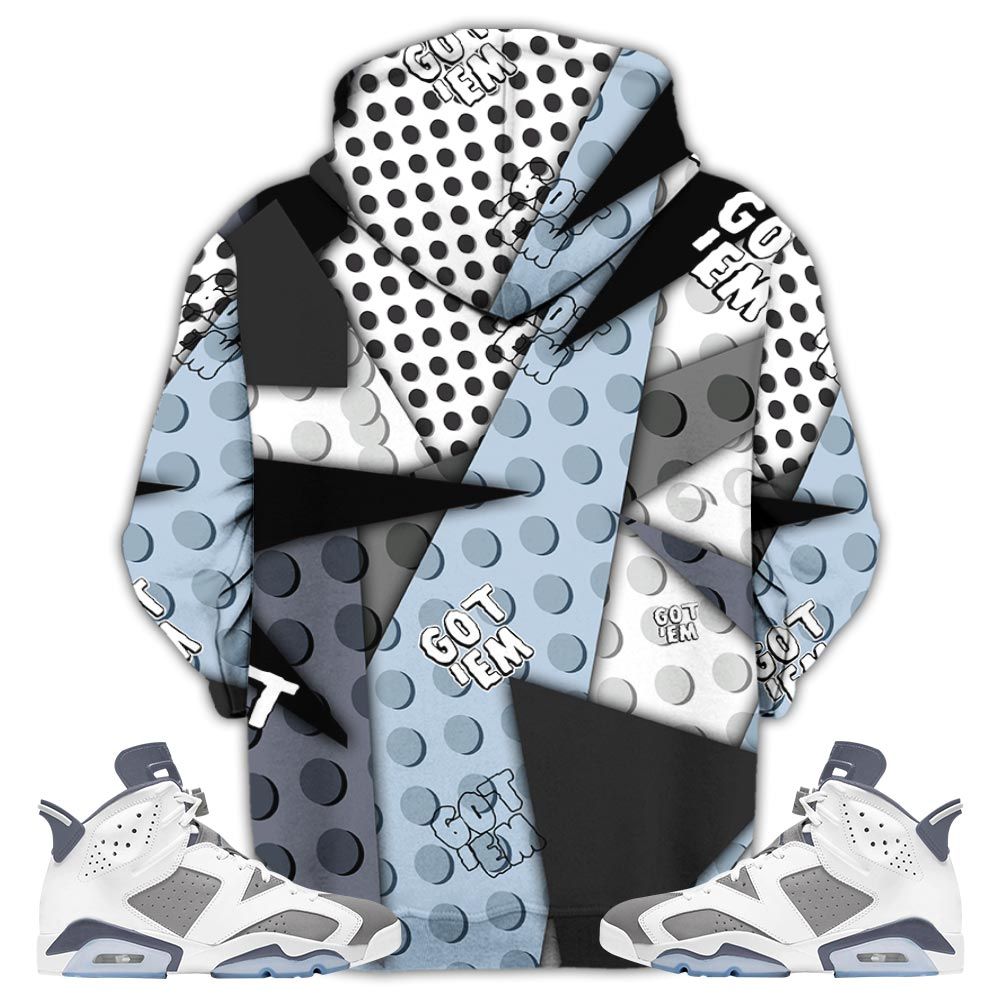 Flintstones Cute Got Em Sneaker Shirt Match Retro Cool Grey 6S, Jordan 6 Cool Grey Hoodie Sweatshirt Tee All Over Print MKO Shirt
