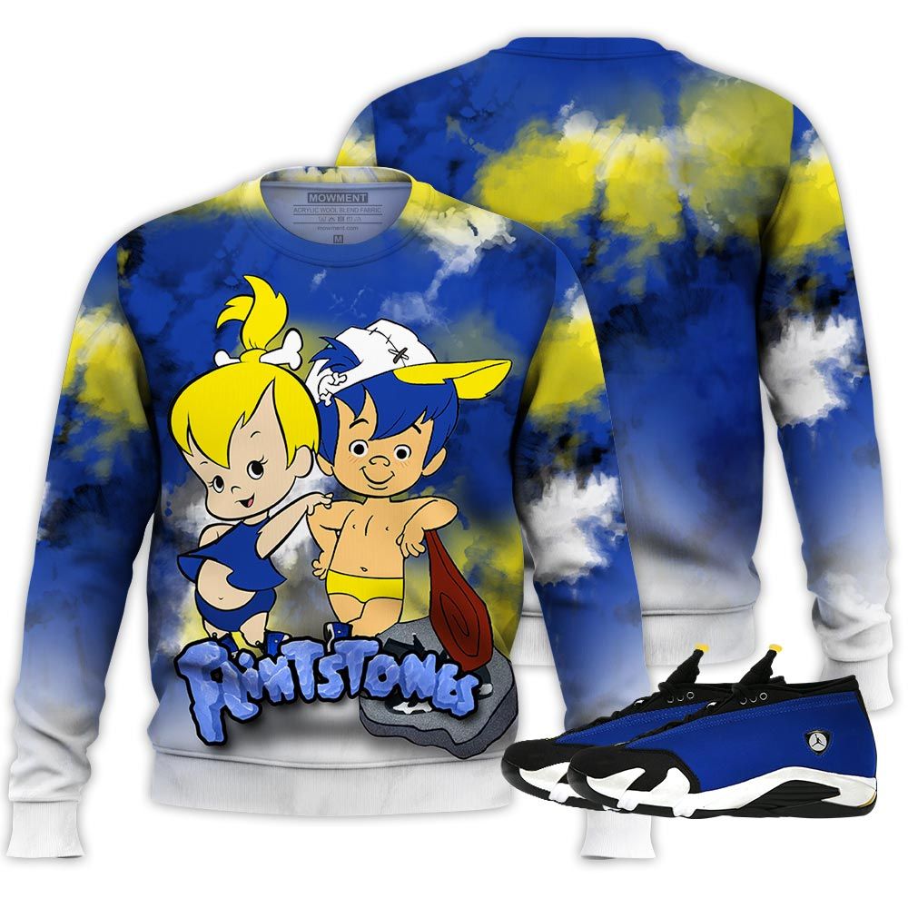 Flintstones Tiedye Sneaker Shirt Match 2023 Blue Laney 14S, Jordan 14 Laney Hoodie Sweatshirt Tee All Over Print MKO Shirt Flintstones Tiedye Sneaker Shirt Match 2023 Blue Laney 14S, Jordan 14 Laney Hoodie Sweatshirt Tee All Over Print MKO Shirt