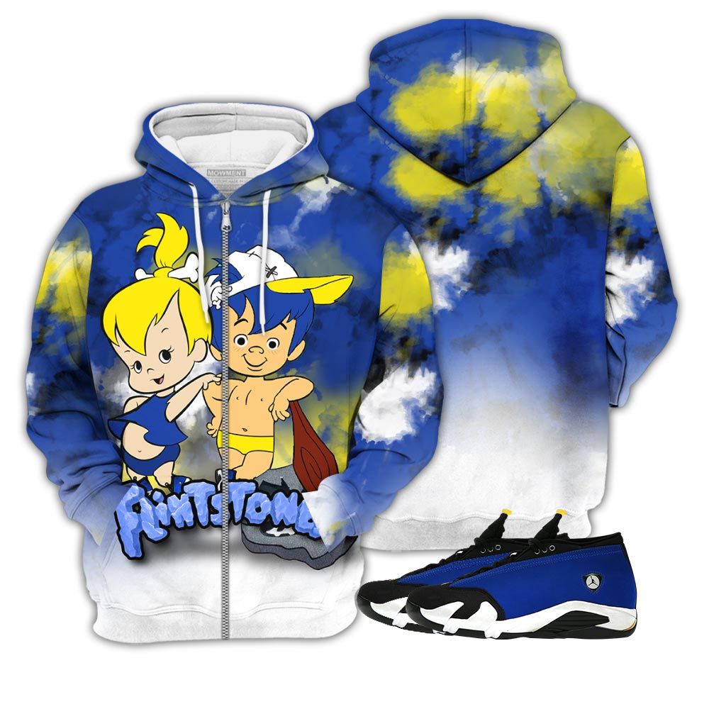 Flintstones Tiedye Sneaker Shirt Match 2023 Blue Laney 14S, Jordan 14 Laney Hoodie Sweatshirt Tee All Over Print MKO Shirt Flintstones Tiedye Sneaker Shirt Match 2023 Blue Laney 14S, Jordan 14 Laney Hoodie Sweatshirt Tee All Over Print MKO Shirt