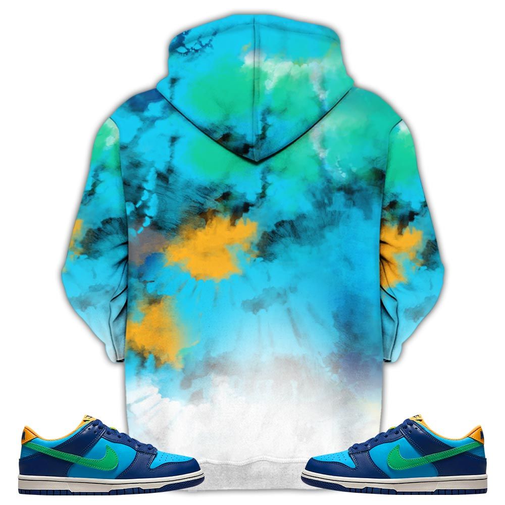 Flintstones Tiedye Sneaker Shirt Match Dunk Low Gs Kyrie, Dunk Low Gs Electric Algae Hoodie Sweatshirt Tee All Over Print MKO Shirt