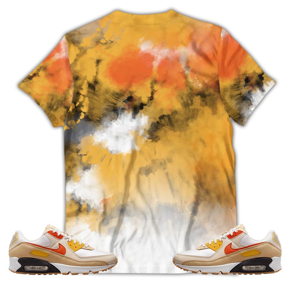 Flintstones Tiedye Sneaker Shirt Match Max 90 Barometer, Air Max 90 Air Pressure Hoodie Sweatshirt Tee All Over Print MKO Shirt
