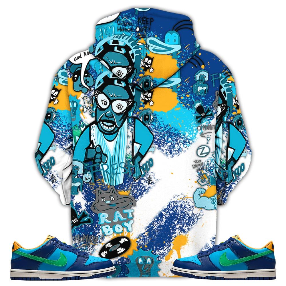 Fp Lick Jordan Sneaker Shirt Match Dunk Low Gs Kyrie, Dunk Low Gs Electric Algae Hoodie Sweatshirt Tee All Over Print MKO Shirt