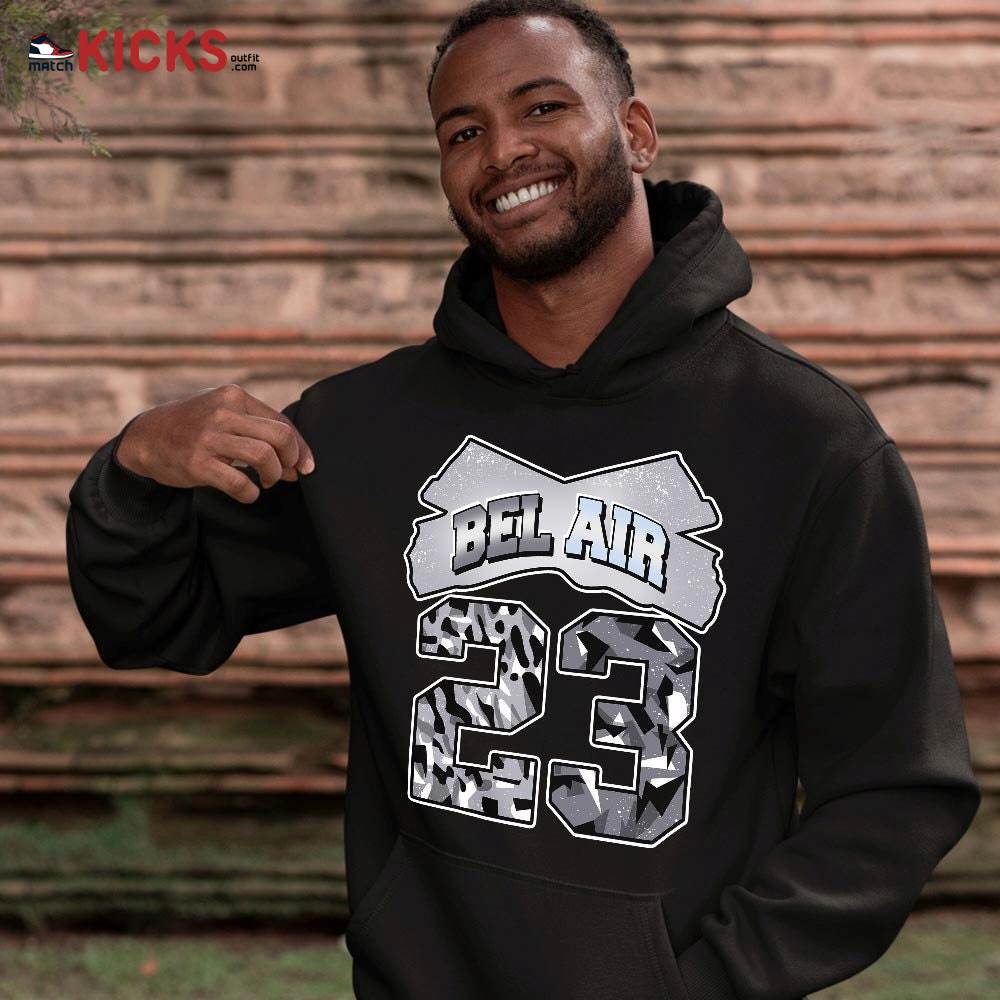 Fresh Bel Air Number 23 Sneaker Shirt Match Cement Grey 11s, Jordan 11 Low Cement Grey MKO T-Shirt Fresh Bel Air Number 23 Sneaker Shirt Match Cement Grey 11s, Jordan 11 Low Cement Grey MKO T-Shirt