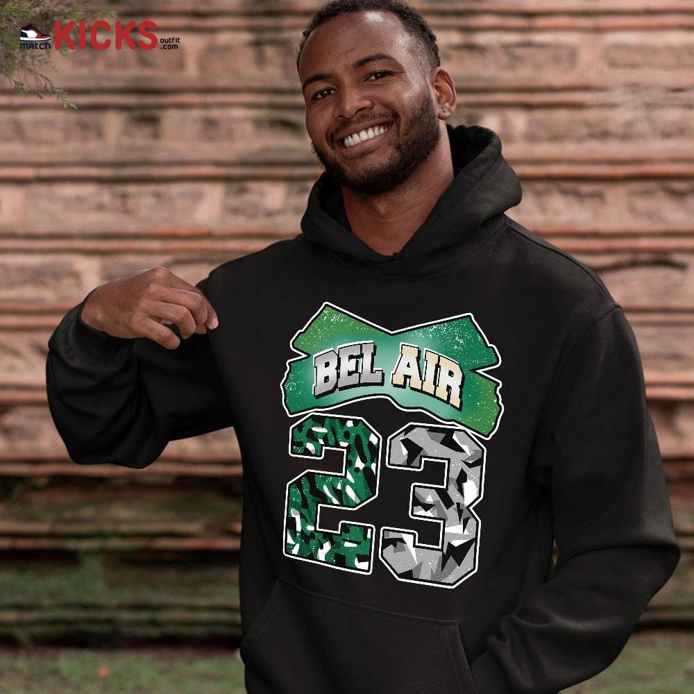 Fresh Bel Air Number 23 Sneaker Shirt Match Retro Pine Green 4s, Jordan 4 Pine Green MKO T-Shirt Fresh Bel Air Number 23 Sneaker Shirt Match Retro Pine Green 4s, Jordan 4 Pine Green MKO T-Shirt