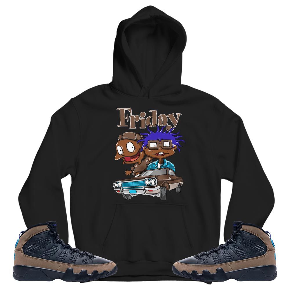 Friday Cartoon 90s Sneaker Shirt Match Olive Concord 9s, Jordan 9 Olive Concord MKO T-Shirt
