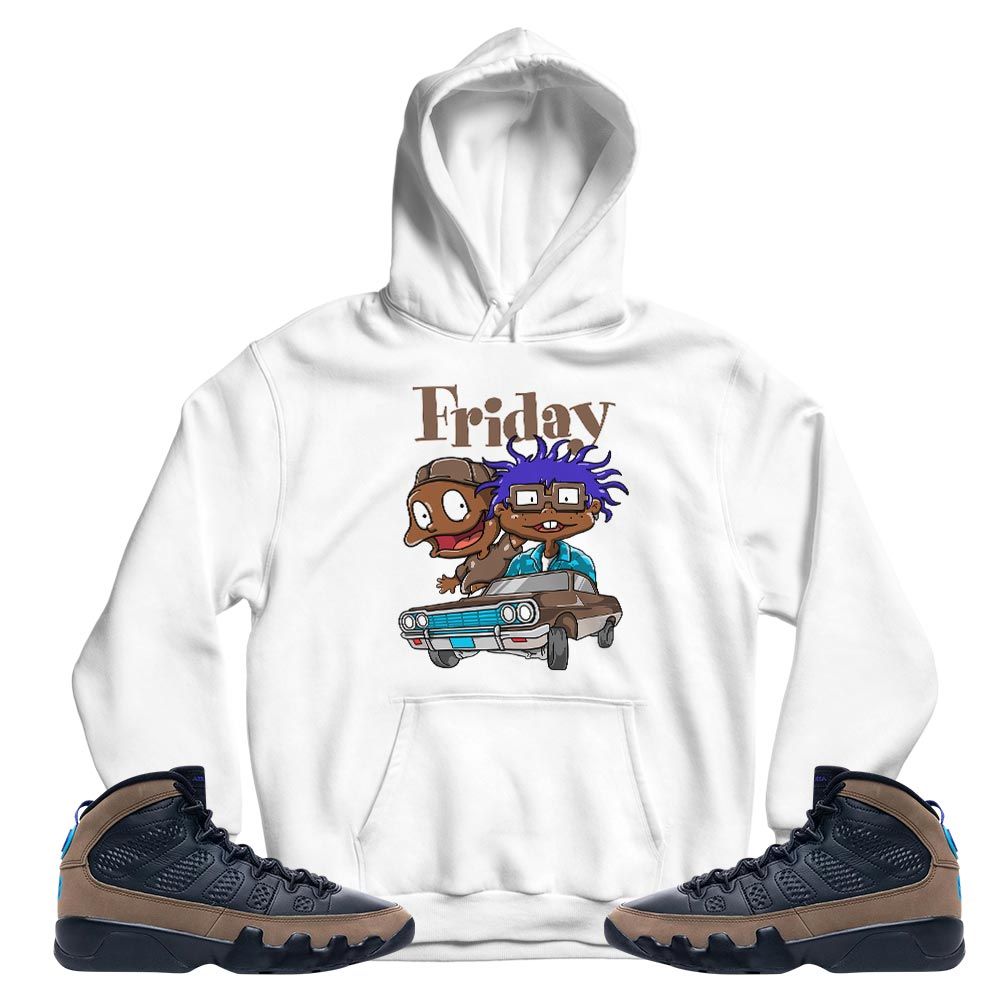 Friday Cartoon 90s Sneaker Shirt Match Olive Concord 9s, Jordan 9 Olive Concord MKO T-Shirt Friday Cartoon 90s Sneaker Shirt Match Olive Concord 9s, Jordan 9 Olive Concord MKO T-Shirt
