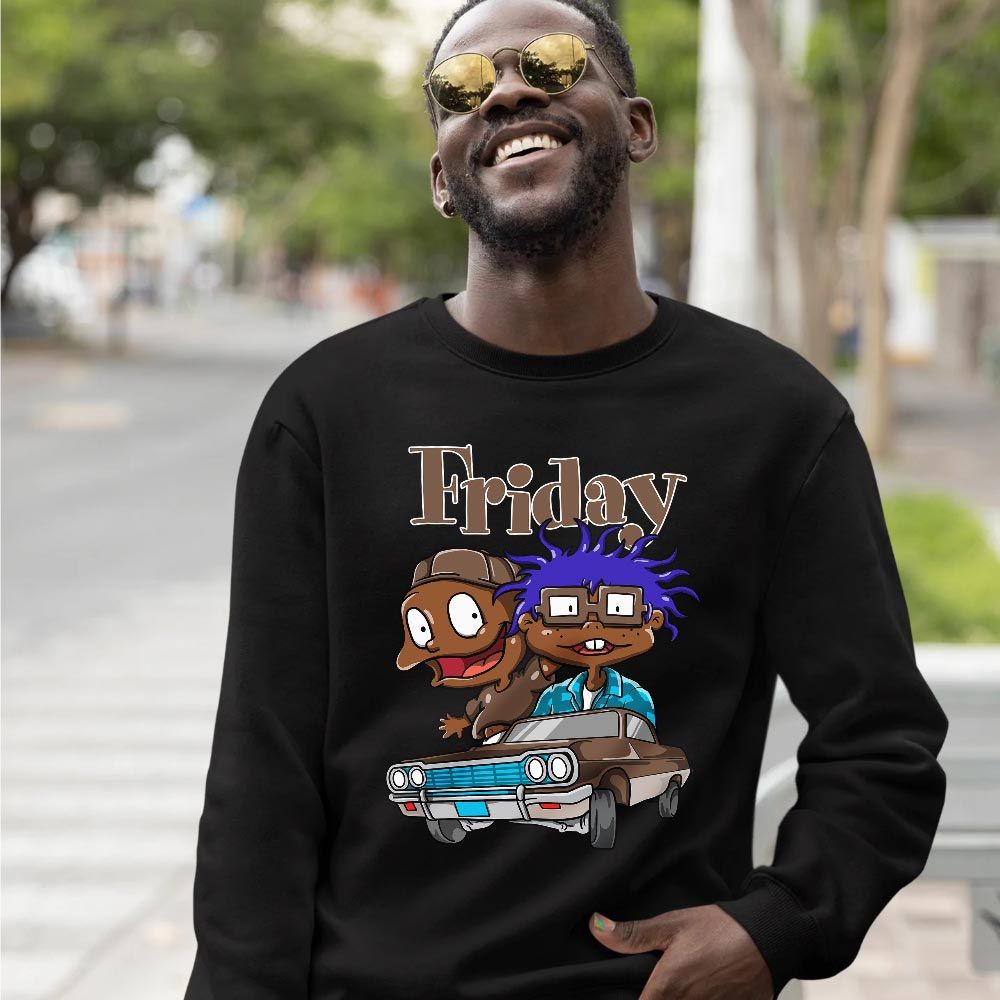 Friday Cartoon 90s Sneaker Shirt Match Olive Concord 9s, Jordan 9 Olive Concord MKO T-Shirt Friday Cartoon 90s Sneaker Shirt Match Olive Concord 9s, Jordan 9 Olive Concord MKO T-Shirt