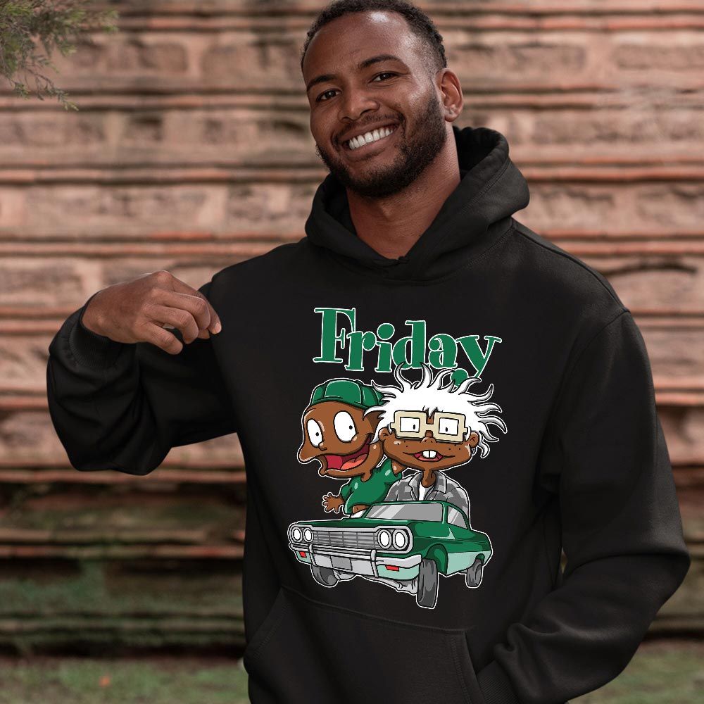 Friday Cartoon 90s Sneaker Shirt Match Retro Pine Green 4s, Jordan 4 Pine Green MKO T-Shirt Friday Cartoon 90s Sneaker Shirt Match Retro Pine Green 4s, Jordan 4 Pine Green MKO T-Shirt