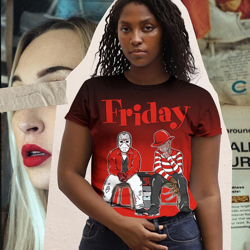 Friday Horror 03 Sneaker Shirt Match Retro Playoffs 13S, Jordan 13 Playoffs Hoodie Sweatshirt Tee All Over Print MKO Shirt Friday Horror 03 Sneaker Shirt Match Retro Playoffs 13S, Jordan 13 Playoffs Hoodie Sweatshirt Tee All Over Print MKO Shirt