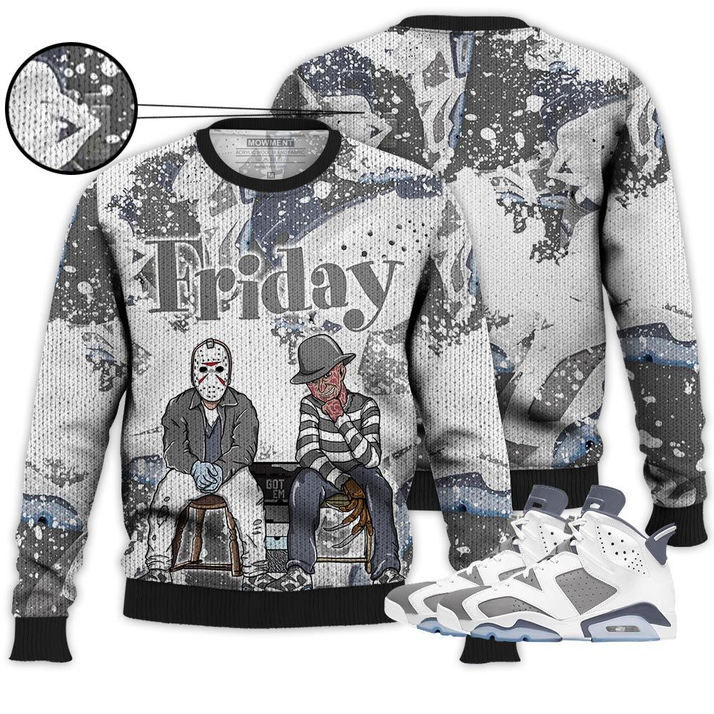Friday Horror 04 Sneaker Shirt Match Retro Cool Grey 6S, Jordan 6 Cool Grey Hoodie Sweatshirt Tee All Over Print MKO Shirt Friday Horror 04 Sneaker Shirt Match Retro Cool Grey 6S, Jordan 6 Cool Grey Hoodie Sweatshirt Tee All Over Print MKO Shirt