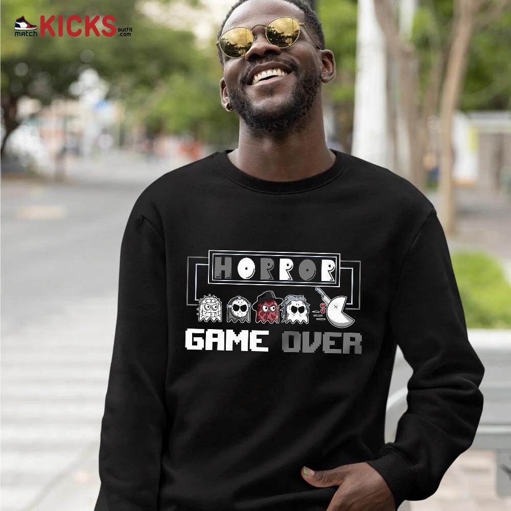 Friday Horror Pixer Sneaker Shirt Match Black Chrome 6s, Jordan 6 Black Chrome MKO T-Shirt Friday Horror Pixer Sneaker Shirt Match Black Chrome 6s, Jordan 6 Black Chrome MKO T-Shirt