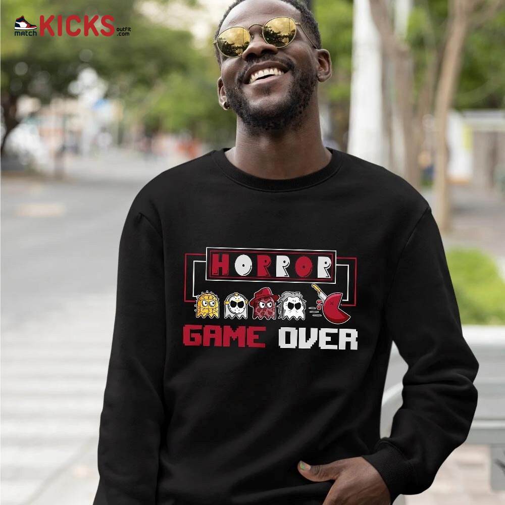 Friday Horror Pixer Sneaker Shirt Match Cardinal 7s, Jordan 7 Retro Cardinal MKO T-Shirt Friday Horror Pixer Sneaker Shirt Match Cardinal 7s, Jordan 7 Retro Cardinal MKO T-Shirt