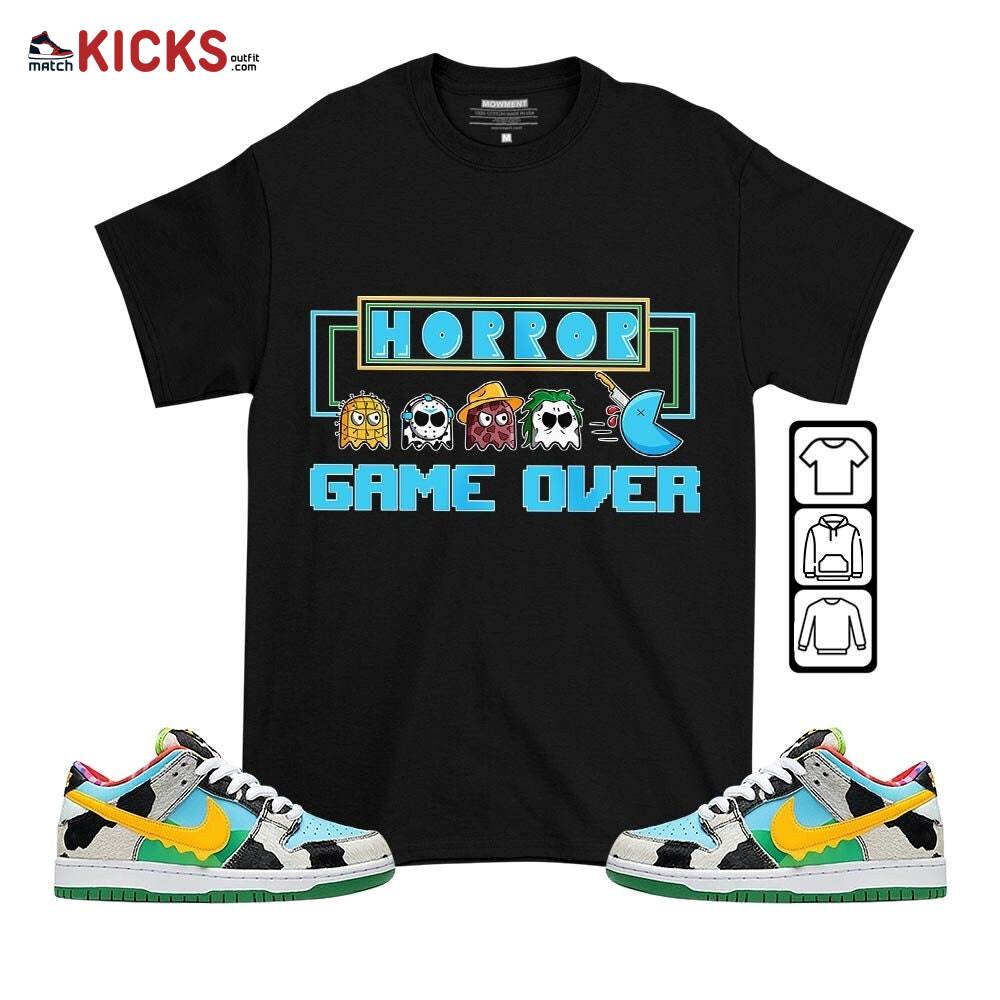 Friday Horror Pixer Sneaker Shirt Match Chunky Dunky, SB Dunk Chunky Dunky MKO T-Shirt