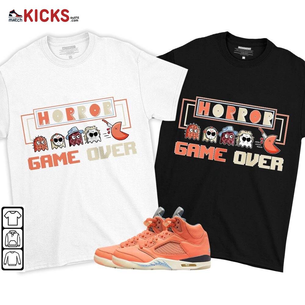 Friday Horror Pixer Sneaker Shirt Match Crimson Bliss 5s, Jordan 5 DJ Khaled Crimson Bliss MKO T-Shirt Friday Horror Pixer Sneaker Shirt Match Crimson Bliss 5s, Jordan 5 DJ Khaled Crimson Bliss MKO T-Shirt