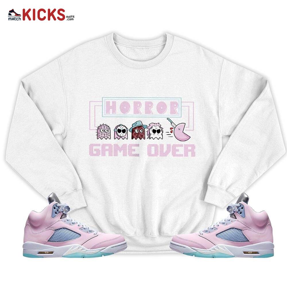 Friday Horror Pixer Sneaker Shirt Match Easter 5s, Jordan 5 Retro Easter MKO T-Shirt Friday Horror Pixer Sneaker Shirt Match Easter 5s, Jordan 5 Retro Easter MKO T-Shirt