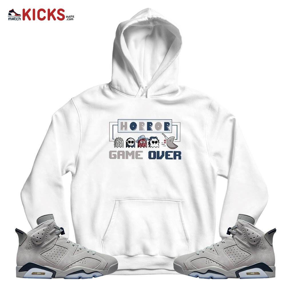Friday Horror Pixer Sneaker Shirt Match Georgetown 6s, Jordan 6 Retro Georgetown MKO T-Shirt Friday Horror Pixer Sneaker Shirt Match Georgetown 6s, Jordan 6 Retro Georgetown MKO T-Shirt