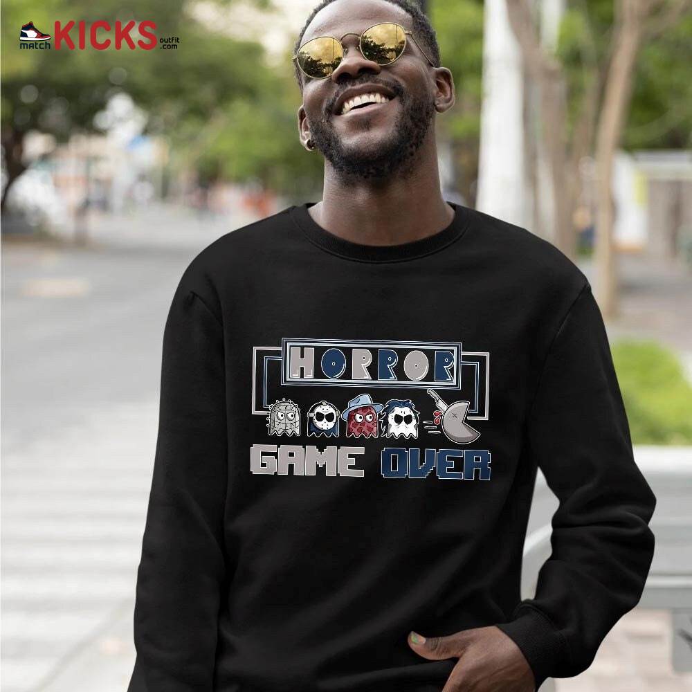 Friday Horror Pixer Sneaker Shirt Match Georgetown 6s, Jordan 6 Retro Georgetown MKO T-Shirt Friday Horror Pixer Sneaker Shirt Match Georgetown 6s, Jordan 6 Retro Georgetown MKO T-Shirt