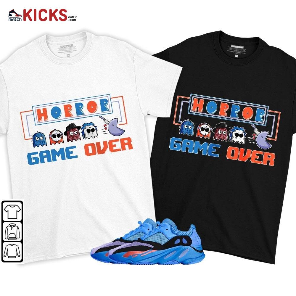 Friday Horror Pixer Sneaker Shirt Match Hi-Res Red 700s, Yeezy Boost 700 Hi-Res Red MKO T-Shirt Friday Horror Pixer Sneaker Shirt Match Hi-Res Red 700s, Yeezy Boost 700 Hi-Res Red MKO T-Shirt