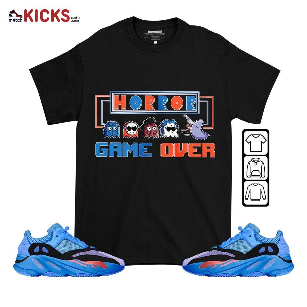 Friday Horror Pixer Sneaker Shirt Match Hi-Res Red 700s, Yeezy Boost 700 Hi-Res Red MKO T-Shirt