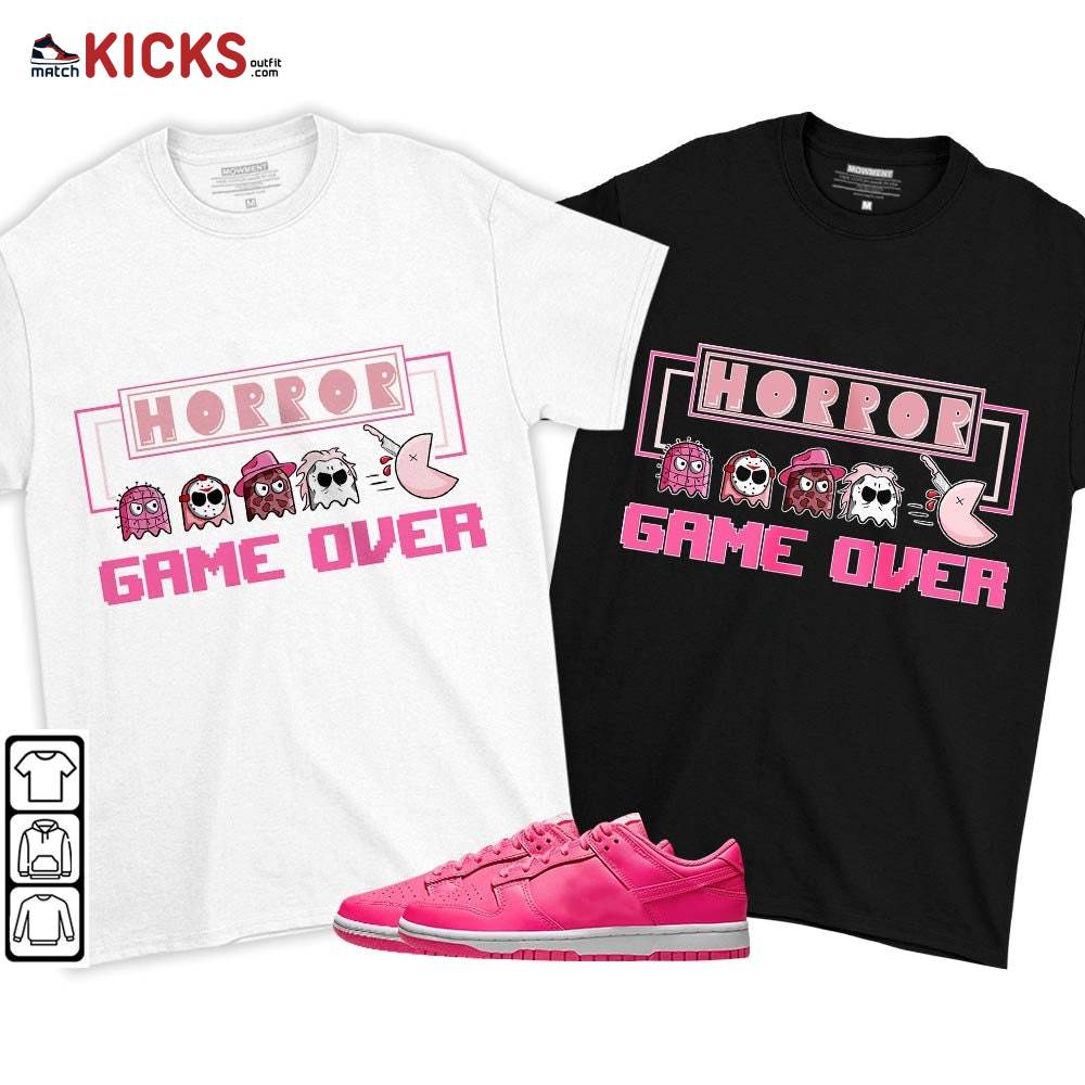 Friday Horror Pixer Sneaker Shirt Match Low Triple Pink, Dunk Low Triple Pink MKO T-Shirt