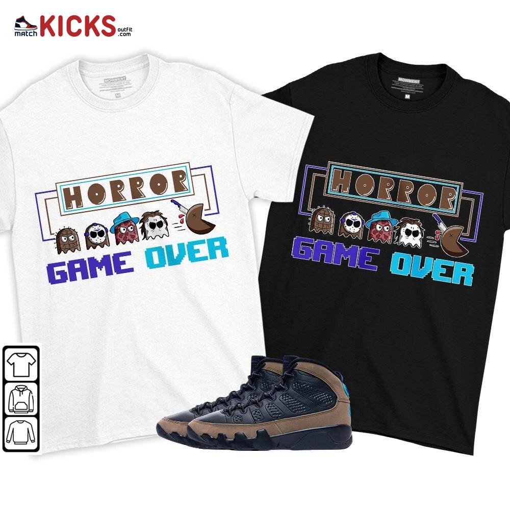 Friday Horror Pixer Sneaker Shirt Match Olive Concord 9s, Jordan 9 Olive Concord MKO T-Shirt Friday Horror Pixer Sneaker Shirt Match Olive Concord 9s, Jordan 9 Olive Concord MKO T-Shirt