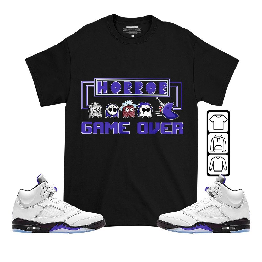Friday Horror Pixer Sneaker Shirt Match Retro Concord 5s, Jordan 5 Retro Concord MKO T-Shirt Friday Horror Pixer Sneaker Shirt Match Retro Concord 5s, Jordan 5 Retro Concord MKO T-Shirt