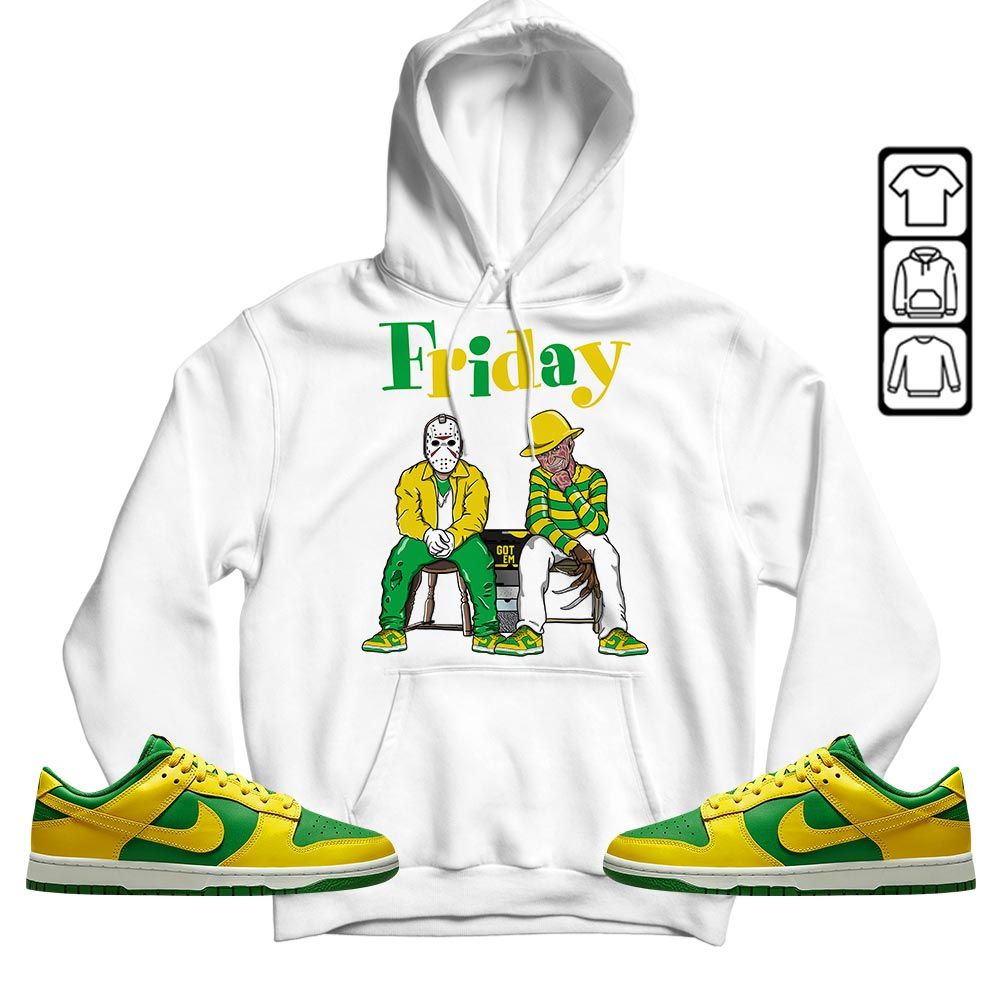 Friday Horror Sneaker Shirt Match 2023 Reverse Brazil, Dunk Low Reverse Brazil MKO T-Shirt