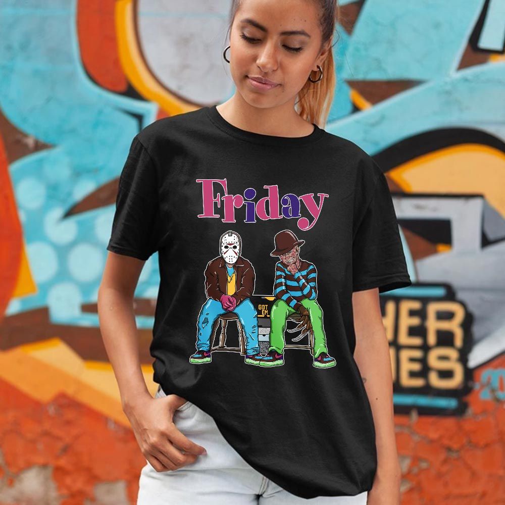 Friday Horror Sneaker Shirt Match AF 1 Low SP Pink Prime, Air Force 1 Undefeated Pink Prime MKO T-Shirt Friday Horror Sneaker Shirt Match AF 1 Low SP Pink Prime, Air Force 1 Undefeated Pink Prime MKO T-Shirt