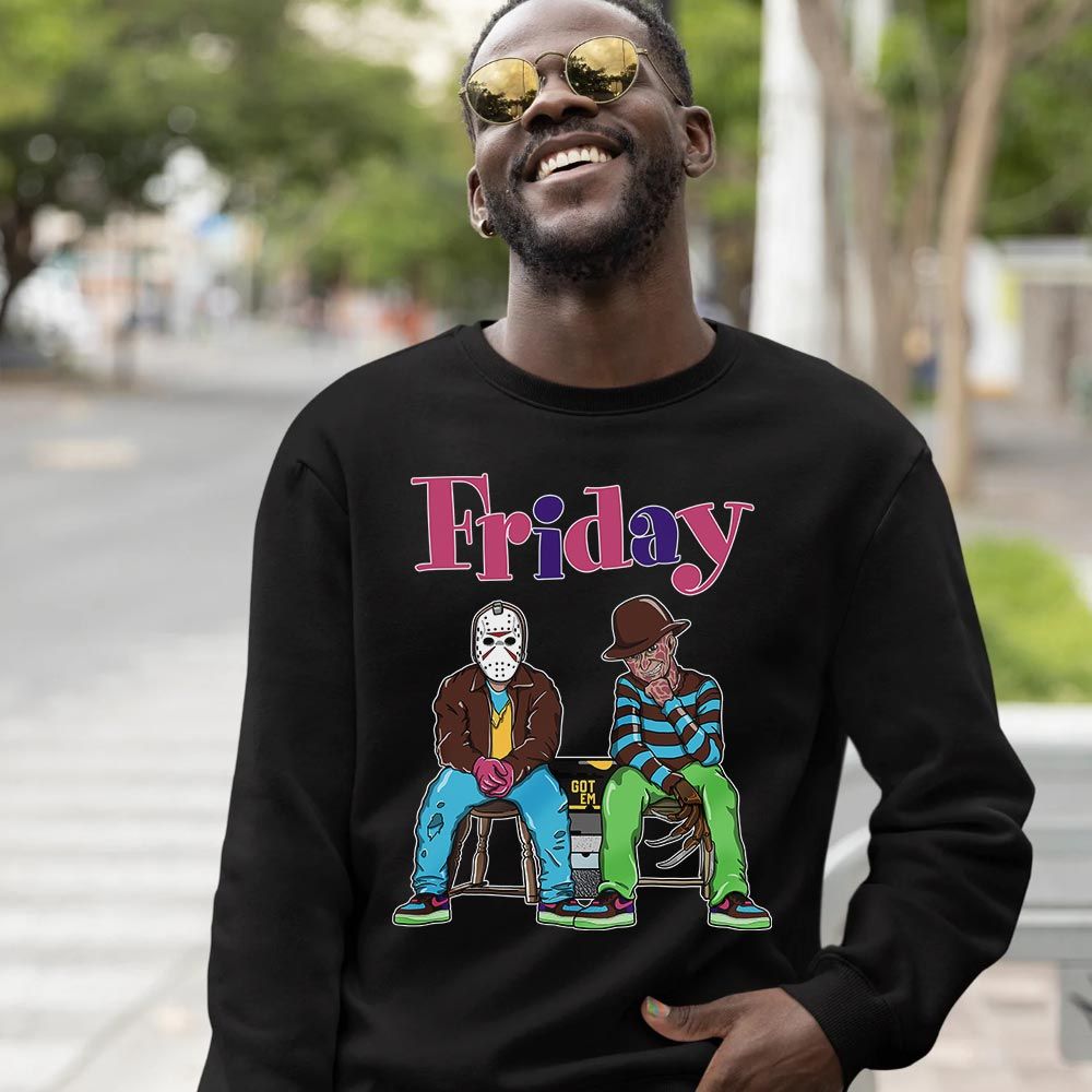 Friday Horror Sneaker Shirt Match AF 1 Low SP Pink Prime, Air Force 1 Undefeated Pink Prime MKO T-Shirt Friday Horror Sneaker Shirt Match AF 1 Low SP Pink Prime, Air Force 1 Undefeated Pink Prime MKO T-Shirt