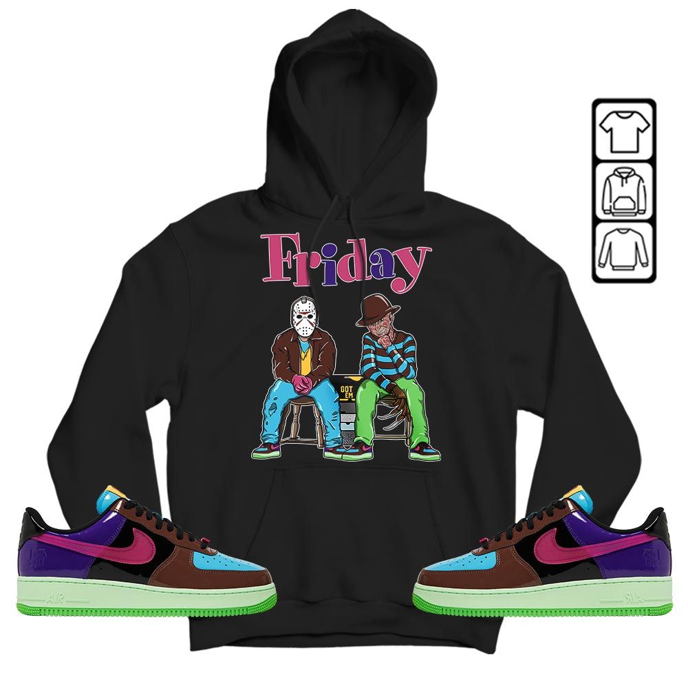Friday Horror Sneaker Shirt Match AF 1 Low SP Pink Prime, Air Force 1 Undefeated Pink Prime MKO T-Shirt Friday Horror Sneaker Shirt Match AF 1 Low SP Pink Prime, Air Force 1 Undefeated Pink Prime MKO T-Shirt