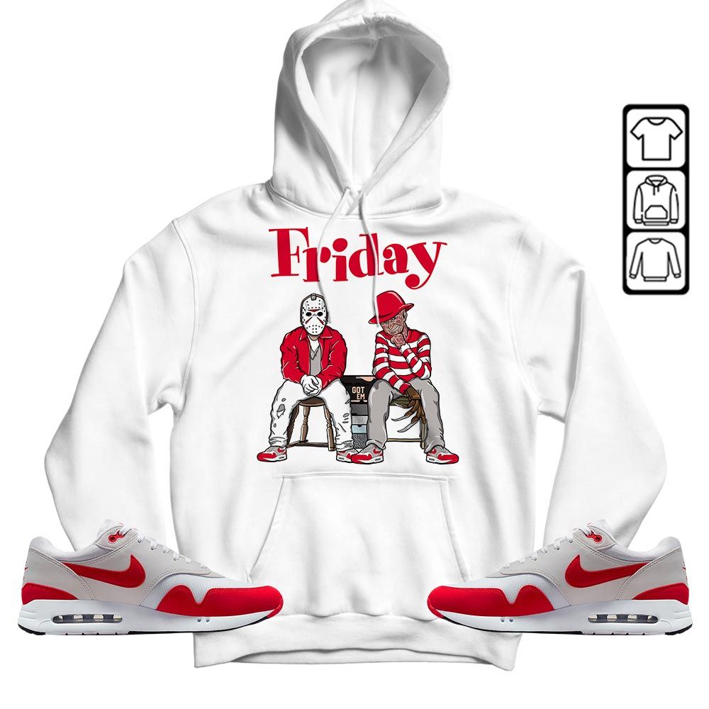 Friday Horror Sneaker Shirt Match Air Max 1 86 Big Bubble, Air Max 1 86 Big Bubble MKO T-Shirt