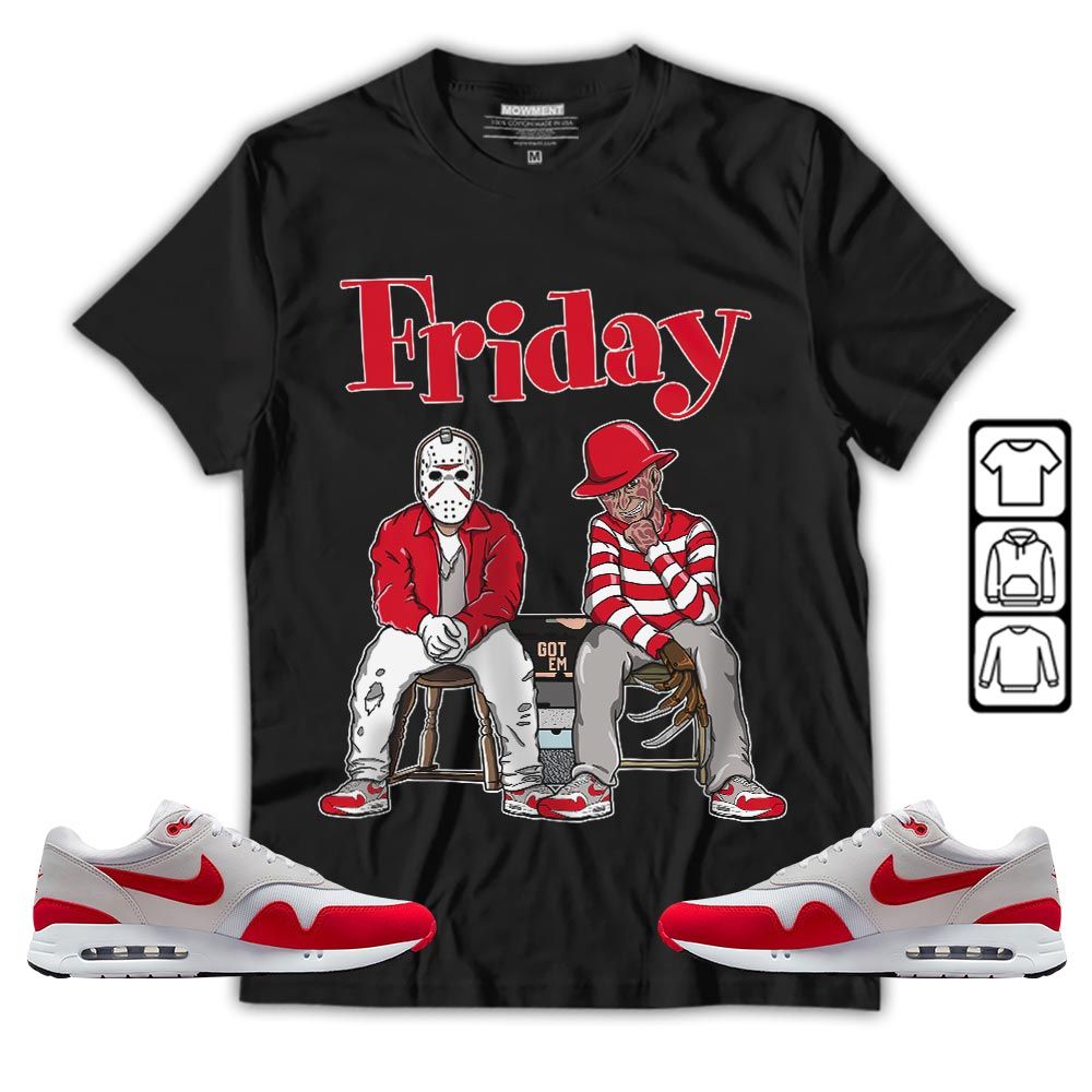 Friday Horror Sneaker Shirt Match Air Max 1 86 Big Bubble, Air Max 1 86 Big Bubble MKO T-Shirt Friday Horror Sneaker Shirt Match Air Max 1 86 Big Bubble, Air Max 1 86 Big Bubble MKO T-Shirt