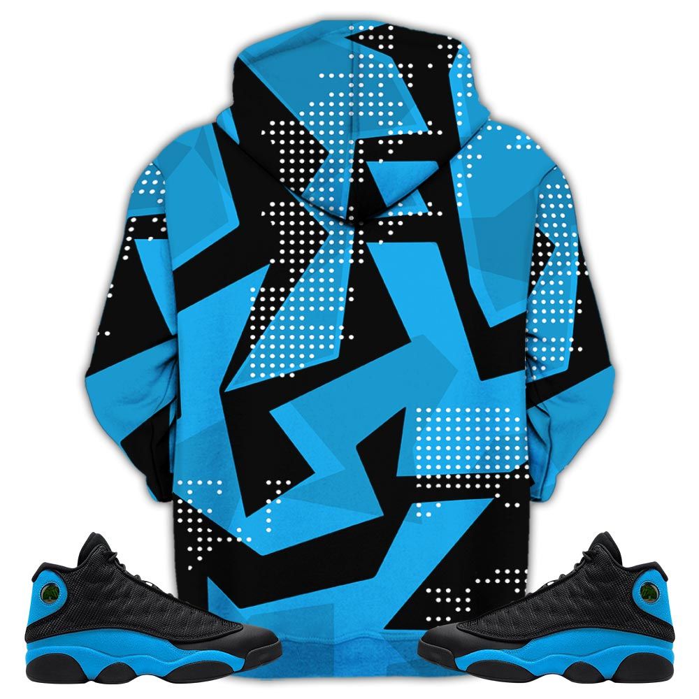 Friday Horror Sneaker Shirt Match Black University Blue 13S, Jordan 13 Black University Blue 2022 Hoodie Sweatshirt Tee All Over Print MKO Shirt