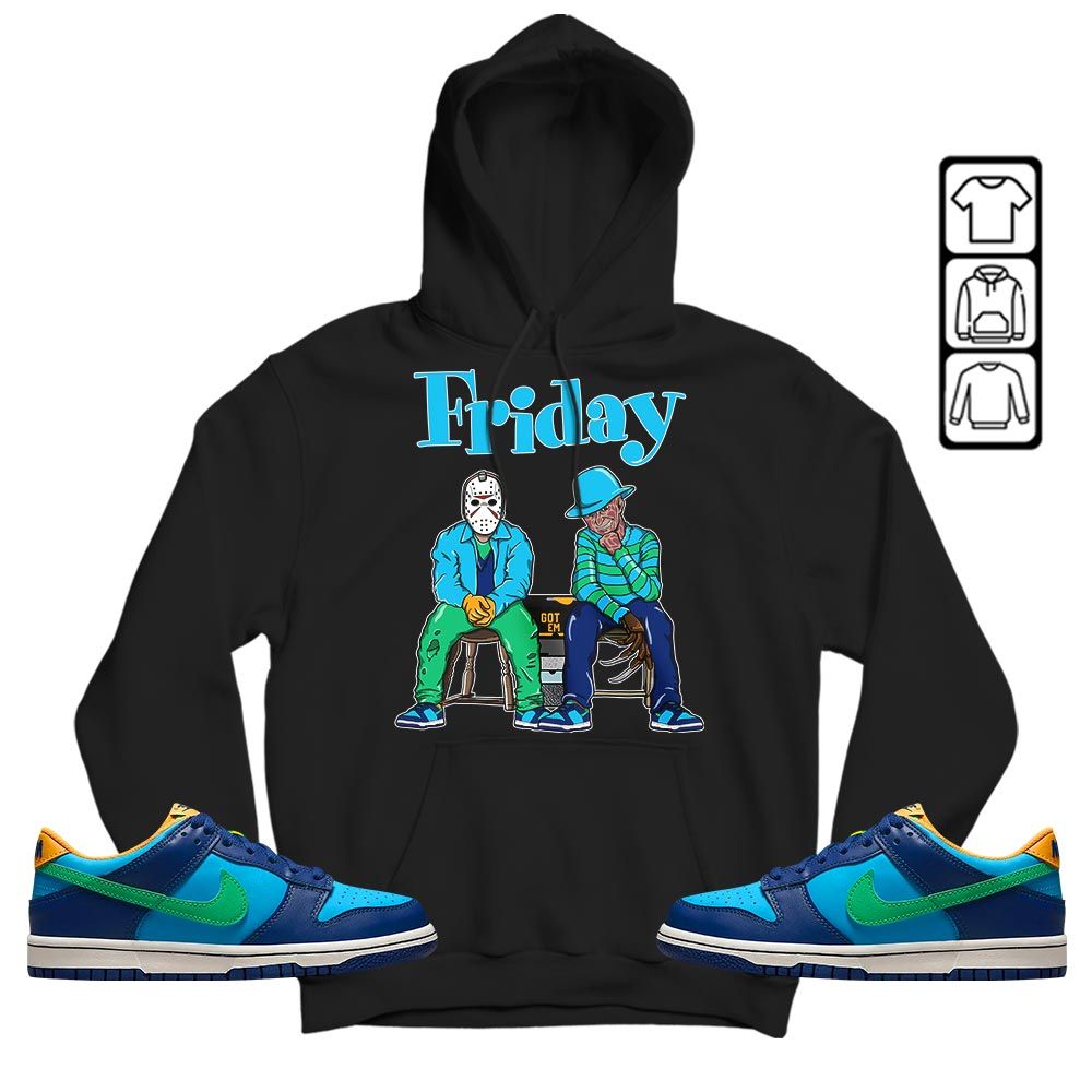 Friday Horror Sneaker Shirt Match Dunk Low GS Kyrie, Dunk Low GS Electric Algae MKO T-Shirt Friday Horror Sneaker Shirt Match Dunk Low GS Kyrie, Dunk Low GS Electric Algae MKO T-Shirt