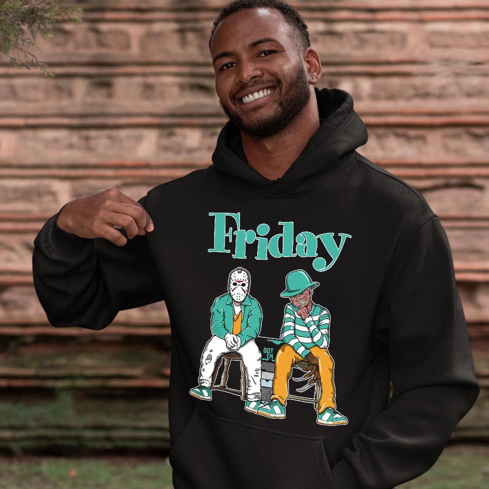 Friday Horror Sneaker Shirt Match Dunk Low Turquoise, Dunk Low Teal Zeal MKO T-Shirt Friday Horror Sneaker Shirt Match Dunk Low Turquoise, Dunk Low Teal Zeal MKO T-Shirt