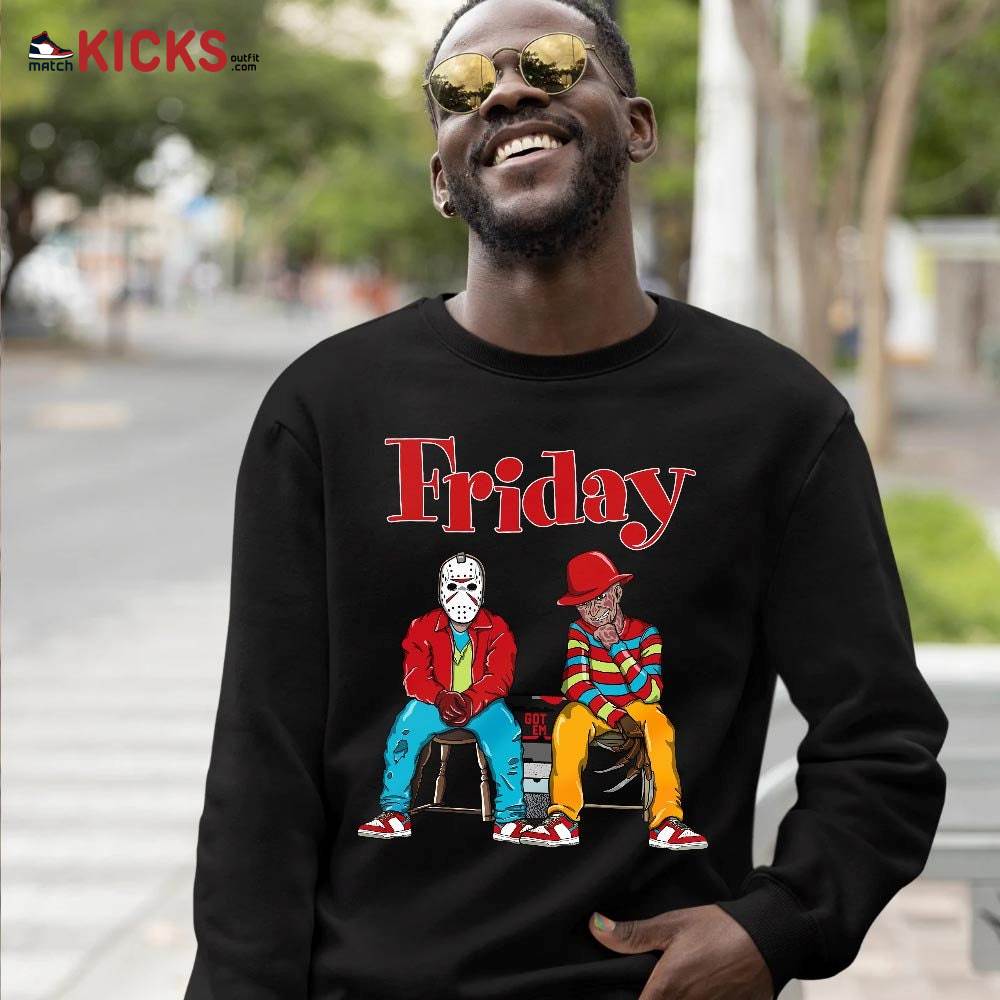 Friday Horror Sneaker Shirt Match Fruity Pebbles Shoes, Dunk Low Fruity Pebbles MKO T-Shirt Friday Horror Sneaker Shirt Match Fruity Pebbles Shoes, Dunk Low Fruity Pebbles MKO T-Shirt