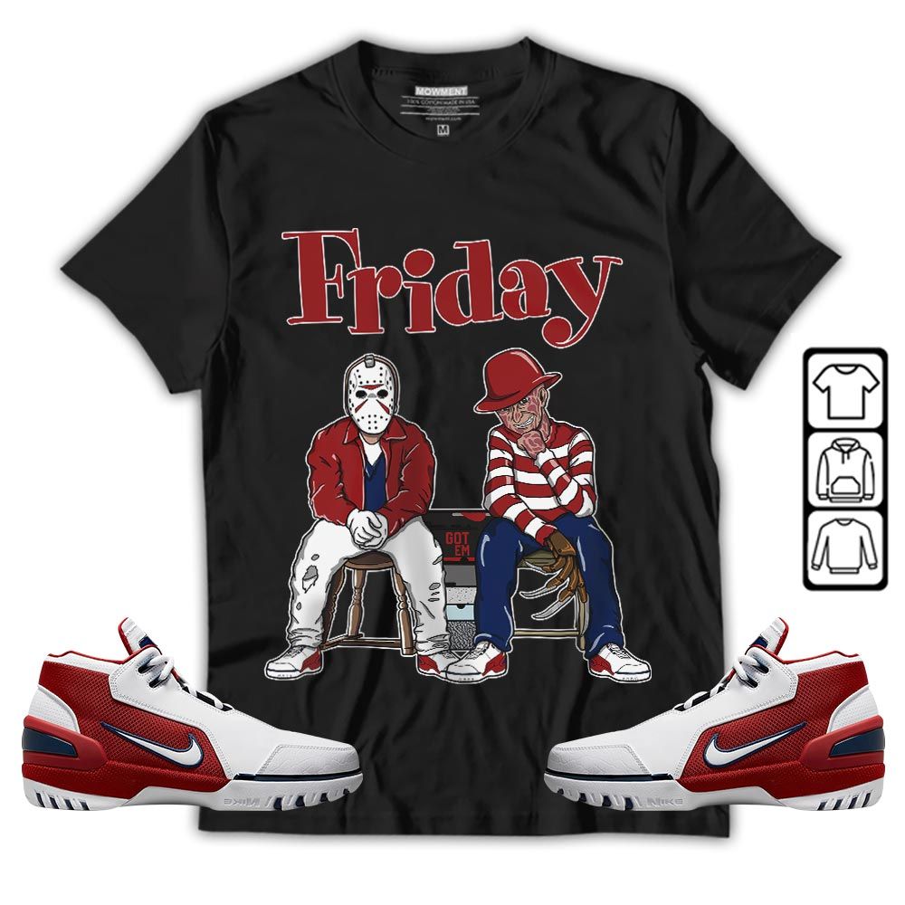 Friday Horror Sneaker Shirt Match Generation First Game, Air Zoom Generation First Game MKO T-Shirt