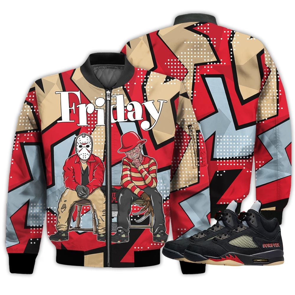 Friday Horror Sneaker Shirt Match Gore-Tex 5S, Jordan 5 Gore-Tex Off Noir Hoodie Sweatshirt Tee All Over Print MKO Shirt Friday Horror Sneaker Shirt Match Gore-Tex 5S, Jordan 5 Gore-Tex Off Noir Hoodie Sweatshirt Tee All Over Print MKO Shirt