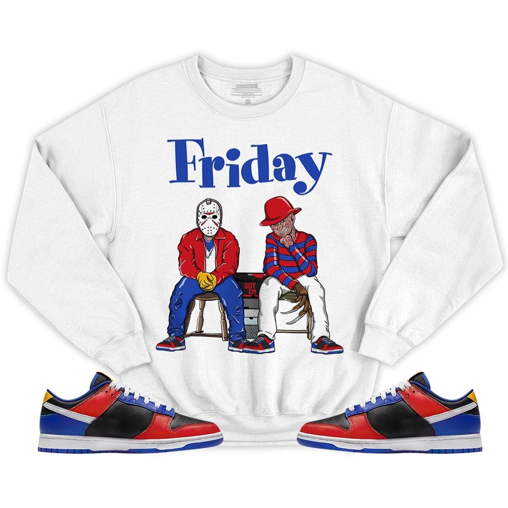 Friday Horror Sneaker Shirt Match Low TSU Tiger, Dunk Low TSU Tiger MKO T-Shirt Friday Horror Sneaker Shirt Match Low TSU Tiger, Dunk Low TSU Tiger MKO T-Shirt