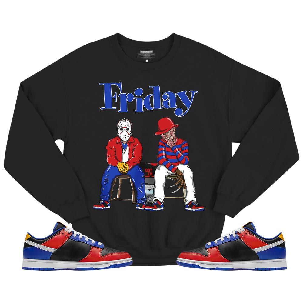 Friday Horror Sneaker Shirt Match Low TSU Tiger, Dunk Low TSU Tiger MKO T-Shirt Friday Horror Sneaker Shirt Match Low TSU Tiger, Dunk Low TSU Tiger MKO T-Shirt