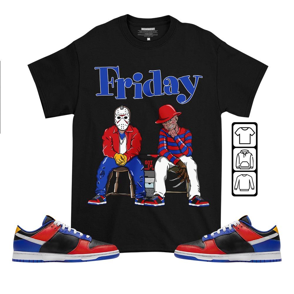 Friday Horror Sneaker Shirt Match Low TSU Tiger, Dunk Low TSU Tiger MKO T-Shirt Friday Horror Sneaker Shirt Match Low TSU Tiger, Dunk Low TSU Tiger MKO T-Shirt