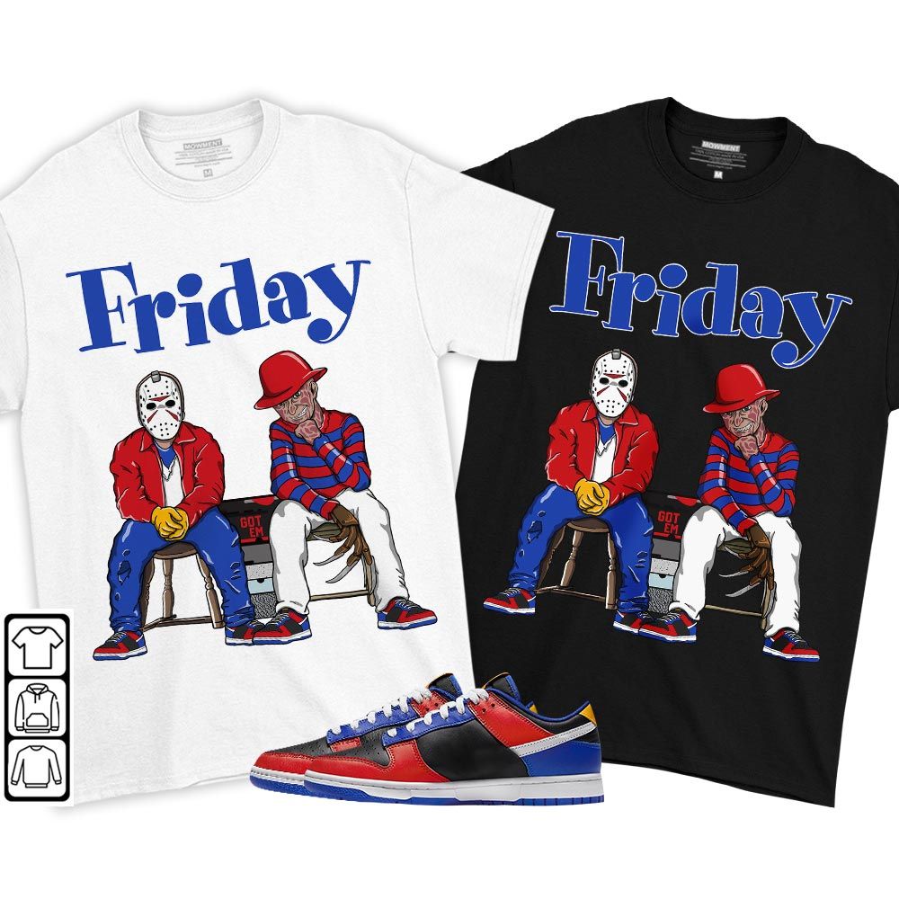 Friday Horror Sneaker Shirt Match Low TSU Tiger, Dunk Low TSU Tiger MKO T-Shirt Friday Horror Sneaker Shirt Match Low TSU Tiger, Dunk Low TSU Tiger MKO T-Shirt