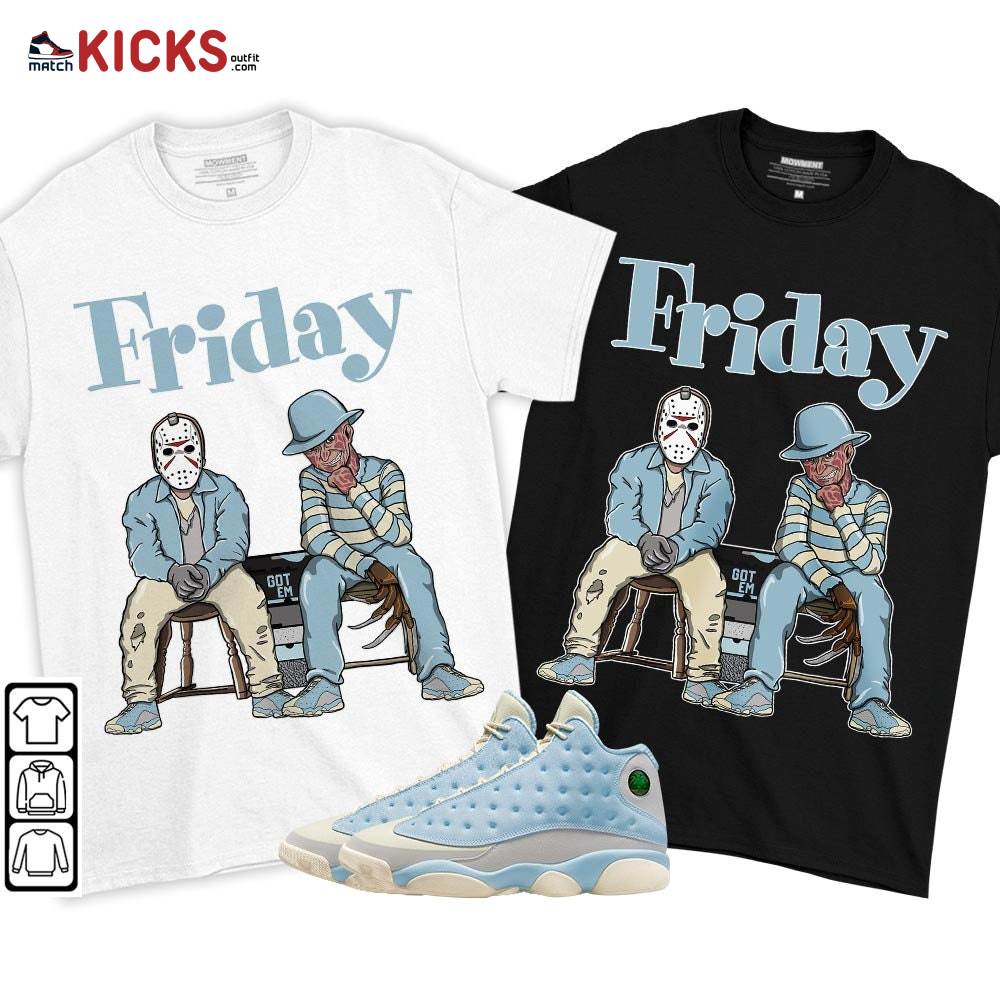 Friday Horror Sneaker Shirt Match SoleFly 13s, Jordan 13 Retro SoleFly MKO T-Shirt Friday Horror Sneaker Shirt Match SoleFly 13s, Jordan 13 Retro SoleFly MKO T-Shirt