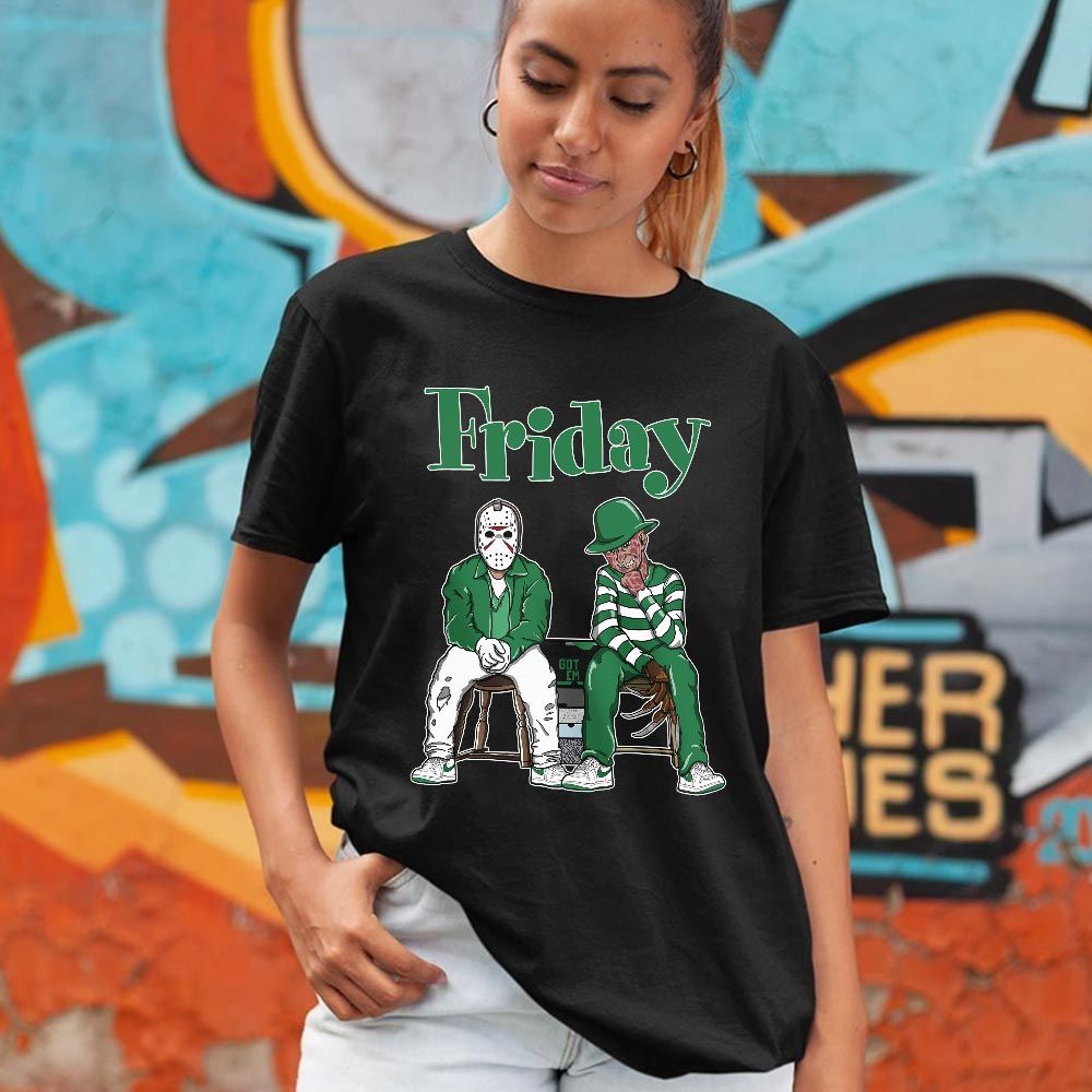 Friday Horror Sneaker Shirt Match SP Pine Green, Air Ship SP Pine Green MKO T-Shirt Friday Horror Sneaker Shirt Match SP Pine Green, Air Ship SP Pine Green MKO T-Shirt